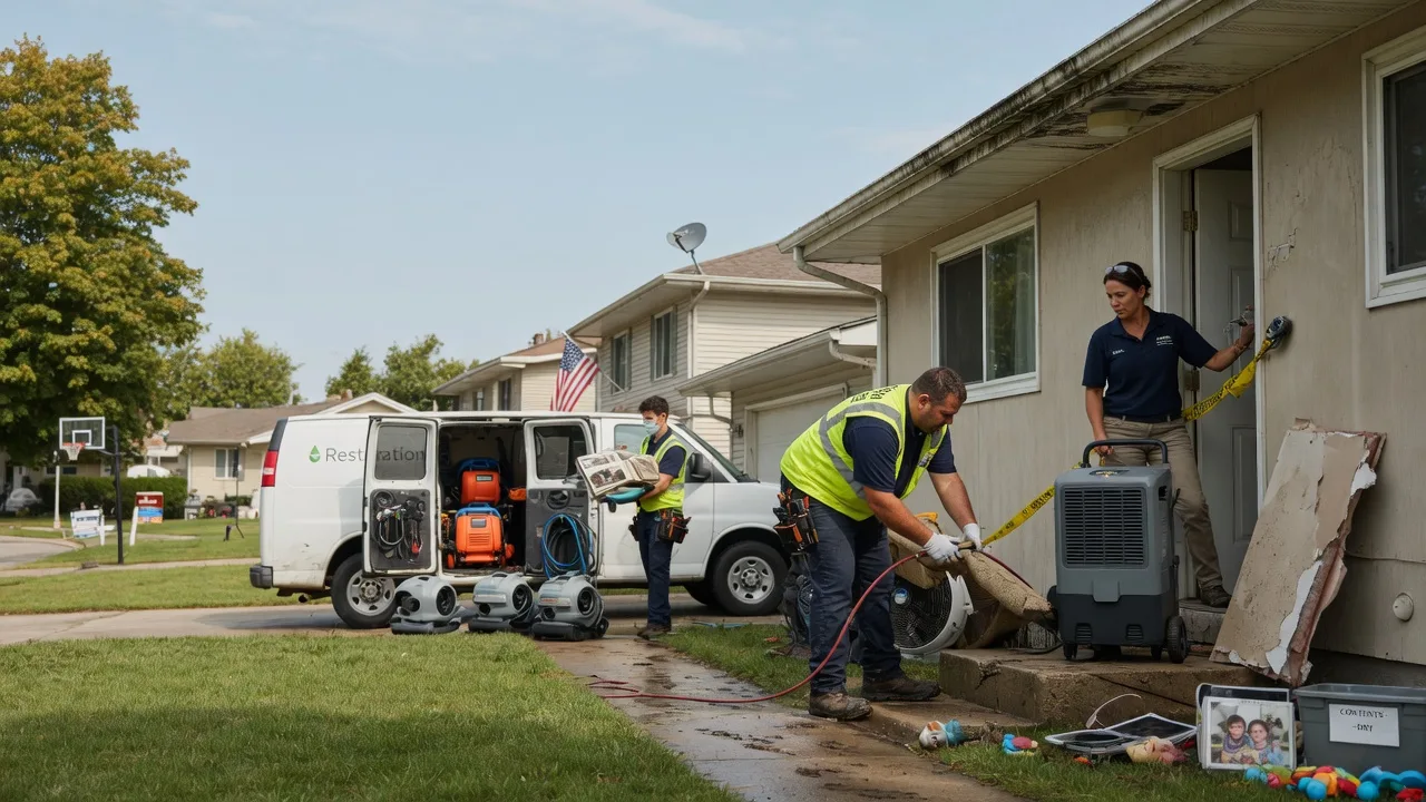 Water Damage Restoration in Brandamore, PA near me